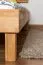 Eiche Massivholz Bettgestell 140 x 200 cm geölt Abbildung