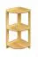 Regal, Küchenregal, Wohnzimmerregal, Bücherregal - 40 cm breit, Kiefer Holz-Massiv, Farbe: Natur Abbildung