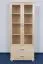 Schlafzimmer - Schrank Kiefer Vollholz massiv natur - Abmessungen: 194 x 77 x 50 cm (H x B x T) Abbildung