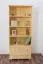 Bücherregal - 80 cm breit, Kiefer Holz-Massiv, Farbe: Natur Abbildung