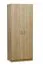 Garderobenschrank, Farbe: Eiche Sonoma - 201 x 80 x 53 cm (H x B x T) Abbildung