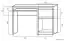 Schreibtisch Popondetta 13, Farbe: Sonoma Eiche - Abmessungen: 78 x 120 x 55 cm (H x B x T)