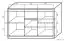 Kommode Popondetta 16, Farbe: Sonoma Eiche - Abmessungen: 88 x 140 x 38 cm (H x B x T)