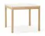 Esstisch | Farbe: Beige / Buche | Quadratisch | ausziehbar bis 130 cm | Maße: 90 x 90 cm | schlichte & leichte Form | für kleine Küchen oder Esszimmer