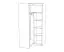 Kinderzimmer - Drehtürenschrank / Eckkleiderschrank Koa 04, Farbe: Weiß / Grün - Abmessungen: 203 x 98 x 98 cm (H x B x T)