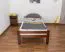 Einzelbett "Easy Premium Line" K1/1n, Buche Vollholz massiv Dunkelbraun - Maße: 90 x 200 cm