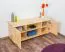 TV-Unterteil Massivholz Farbe: Natur 55x136x47 cm 