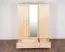 Kleiderschrank Kiefer natur 120