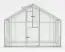 Gewächshaus - Glashaus Mangold XL7, gehärtetes Glas 4 mm, Grundfläche: 6,40 m² - Abmessungen: 220 x 290 cm (L x B)