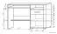 Schreibtisch Aitape 49, Farbe: Sonoma Eiche dunkel / Sonoma Eiche hell - Abmessungen: 76 x 120 x 60 cm (H x B x T)