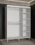Kleiderschrank mit genügend Stauraum Jotunheimen 185, Farbe: Weiß - Abmessungen: 208 x 150,5 x 62 cm (H x B x T)