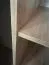 Kleiderschrank Tharo 1,5 Meter breit mit Schiebetüren in Schwarz/Weiß, moderne Optik, Einlegeböden, auch für Wohnzimmer geeignet, Anti Staubbürsten