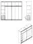 Schubladen für Kleiderschrank, 2er Set, Farbe: Weiß, Maße: 38 x 44 x 41,5 cm
