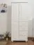 Kleiderschrank Massivholz weiß