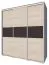 Schiebetürenschrank / Kleiderschrank Rabaul 40, Farbe: Sonoma Eiche hell / Sonoma Eiche dunkel - Abmessungen: 210 x 180 x 60 cm (H x B x T)