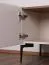 TV-Unterschrank Asau 06, Farbe: Kaschmir / Eiche dunkel - Abmessungen: 56 x 176 x 47 cm (H x B x T)