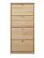 Schuhkommode Schuhschrank Kiefer Holz massiv, Farbe: Natur 150x72x30 cm, Massivholz Schuhschrank Abbildung