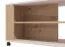 Rollender Couchtisch / Kaffeetisch Venac 01, Farbe: Eiche Artisan / Kaschmir, ABS, MDF, Maße: 46 x 101 x 54,5 cm, eine Ablagefläche, praktisch und stylisch