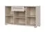 Sideboard / Kommode mit drei Türen Neiafu 121, Farbe: Kaschmir, eine Schublade, Soft-Close-Funktion, Maße: 85 x 150 x 46 cm, verstellbare Füße