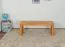 Bank Wooden Nature 132 Kernbuche massiv - 120 x 33 cm (L x B)