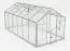 Gewächshaus Chicoree L10, HKP 6 mm, Grundfläche: 9,50 m² - Abmessungen: 430 x 220 cm (L x B)