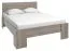 Doppelbett Selun 20, Farbe: Eiche Trüffel - 180 x 200 cm (B x L)