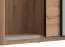 Modernes Schlafzimmer Komplett - Set B Crina, 6-teilig, ein Kleiderschrank, ein Doppelbett, zwei Nachtkommoden, eine Kommode und ein Spiegel, ABS-Kantenschutz
