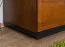 Sideboard mit 3 Schubladen, Farbe: Walnuss / Schwarz, Breite: 122 cm - Küchenschrank, Anrichte, Sideboard