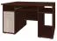 Schreibtisch Curug 05, Farbe: Nuss / Ulme - Abmessungen: 76 x 124 x 60 cm (H x B x T)