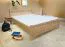 Bettgestell Buche 180 x 200 cm Natur