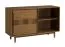 Kommode | Sideboard | Eiche Karamell | 133 x 48 x 81 cm | 2 Schiebetüren | 2 Einlegeböden | 4 Fächer | Schiebetürsystem mit Schließdämpfung | Inginele 02