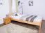 Einzelbett "Easy Premium Line" K4 in Überlänge, 120 x 220 cm Buche Vollholz massiv Natur