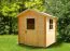 Gartenhaus 2,4 x 2,4 Meter (inkl. Dach) | Naturbelassen | Satteldach Abbildung