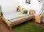 Holzbett 160 x 200 cm Kernbuche massiv geölt Abbildung