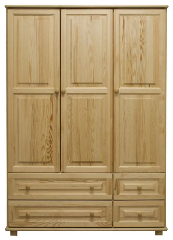 Kleiderschrank Kiefer natur 120