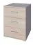 Kommode Garut 06, Farbe: Sonoma Eiche - Abmessungen: 53 x 50 x 50 cm (H x B x T)