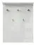 Garderobe Garim 56, Farbe: Weiß Hochglanz - Abmessungen: 100 x 76 x 17 cm (H x B x T)
