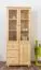 Vitrinenschrank Kiefer natur