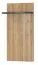 Garderobe Vaitele 02, Farbe: Anthrazit Hochglanz / Walnuss - 109 x 56 x 22 cm (H x B x T)