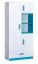Kinderzimmerschrank, Farbe: Weiß / Blau - 189 x 90 x 40 cm (H x B x T) Abbildung