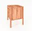 Nachtkommode Wellsford 04 Kernbuche massiv geölt - Abmessungen: 64 x 60 x 36 cm (H x B x T)