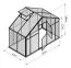 Gewächshaus - Glashaus Rucola XL4, Wände: 4 mm gehärtetes Glas, Dach: 6 mm HKP mehrwandig, Grundfläche: 4,40 m² - Abmessungen: 150 x 290 cm (L x B)