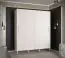 Großer Schiebetürenschrank mit sechs Fächern Jotunheimen 07, Farbe: Weiß - Abmessungen: 208 x 180,5 x 62 cm (H x B x T)