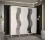 Kleiderschrank im stylischen Design Jotunheimen 225, Farbe: Weiß - Abmessungen: 208 x 200,5 x 62 cm (H x B x T)