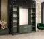 Kleiderschrank mit modernen Design und genügend Stauraum Similaun 54, Farbe: Grün - Abmessungen: 202 x 201 x 40 cm (H x B x T), mit 10 Fächern und zwei Schubladen