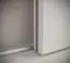Großer Kleiderschrank mit einer Spiegeltür Jotunheimen 153, Farbe: Weiß - Abmessungen: 208 x 200,5 x 62 cm (H x B x T)