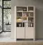 Bücherregal | Kaschmir | Vytgarth 07 | 170 x 103 x 39 cm | 2 Türen | 12 Fächer | griffloses Design | Push-to-Open | moderner Stil | geräumiges Regal
