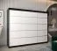 Schiebetürenschrank / Kleiderschrank Jan 06A, Farbe: Schwarz / Eiche Sonoma - Abmessungen: 200 x 250 x 62 cm ( H x B x T)