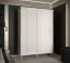 Stylischer Schiebetürenschrank mit genügend Stauraum Jotunheimen 137, Farbe: Weiß - Abmessungen: 208 x 150,5 x 62 cm (H x B x T)