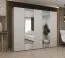 Kleiderschrank mit zwei Spiegeltüren Korab 98, Farbe: Kaschmir, Soft-Close-Funktion, drei Kleiderstangen, 2,5 Meter breit, Griffe: Kaschmir, Drehtürenschrank